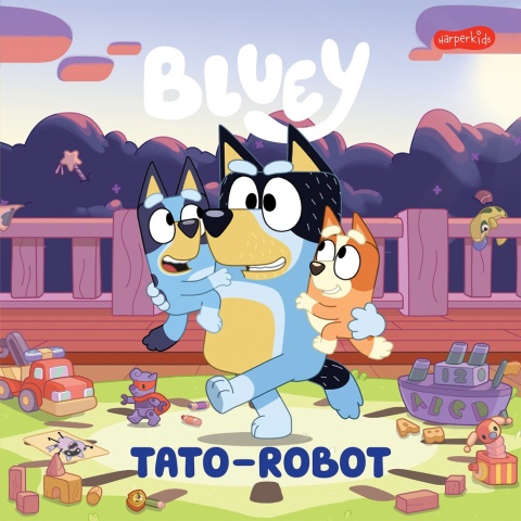 Bingo i Bluey Tato-Robot Moja czytanka opowiadania
