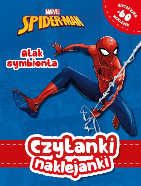 Czytanki naklejanki Atak Symbionta Spiderman 60 naklejek