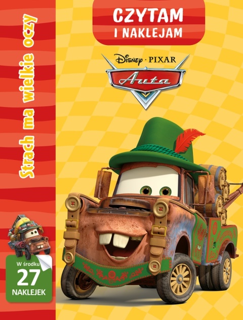 Czytanki naklejanki Czytam Auta Zygzak McQueen Strach ma wielkie oczy