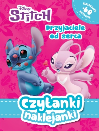 Czytanki naklejanki Przyjaciele od serca Lilo i Stitch 60 naklejek