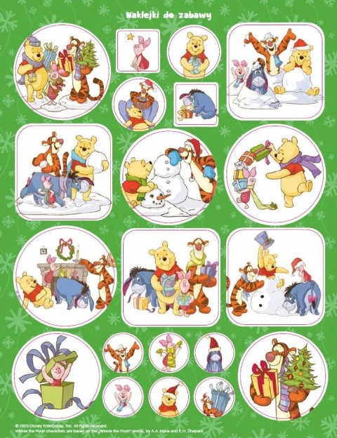 Czytanki naklejanki Kubuś Puchatek Święta z Kubusiem