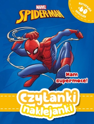 Czytanki naklejanki Mam supermoce ! Spiderman 60 naklejek