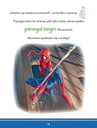 Czytanki naklejanki Mam supermoce ! Spiderman 60 naklejek