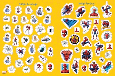 Czytanki naklejanki Mam supermoce ! Spiderman 60 naklejek