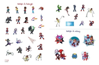 Czytanki naklejanki Poznaj naszą drużynę Spidey Spiderman 30 naklejek