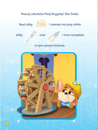 Czytanki naklejanki Psia Brygada Nowa budowa 60 naklejek