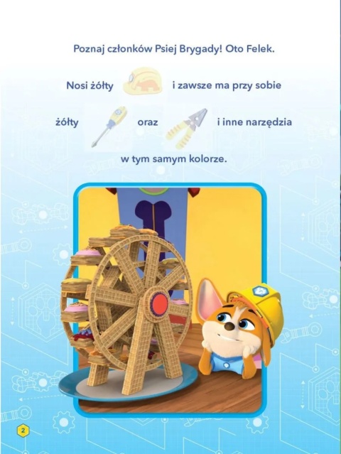 Czytanki naklejanki Psia Brygada Nowa budowa 60 naklejek