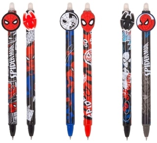 Długopis wymazywalny Spiderman zestaw 2 szt mix