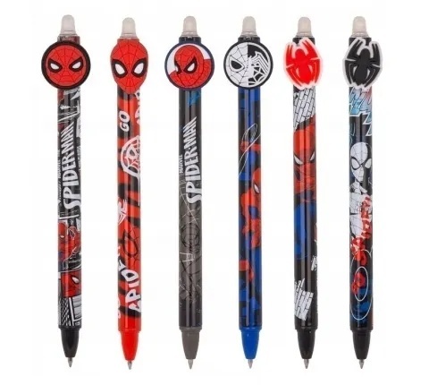 Długopis wymazywalny Spiderman zestaw 2 szt mix