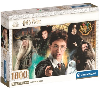 Harry Potter Hogwart compact 70x50 cm Puzzle Clementoni 1000 EL 39787