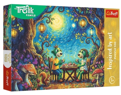 Inspired By Art Spotkanie w kawiarni Trefliki Puzzle Trefl 100 EL