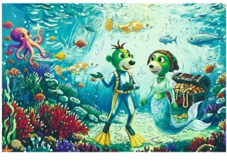 Inspired By Art Magia głębin Trefliki Puzzle Trefl 100 EL