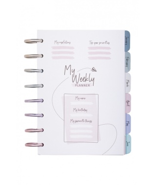 LILO I STITCH notes kołonotatnik planer kalendarz zapinany na gumkę