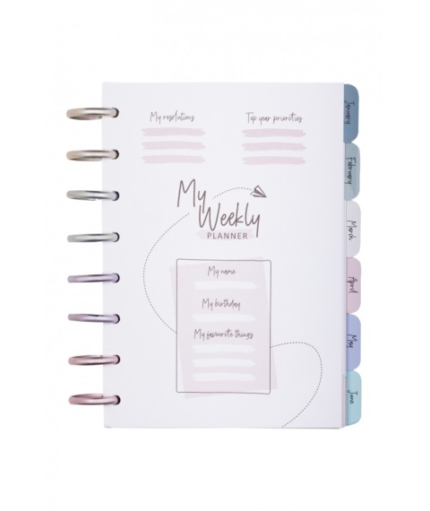 LILO I STITCH notes kołonotatnik planer kalendarz zapinany na gumkę