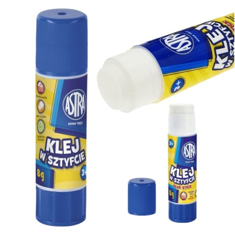 Klej w sztyfcie do papieru i tektury Astra 8g