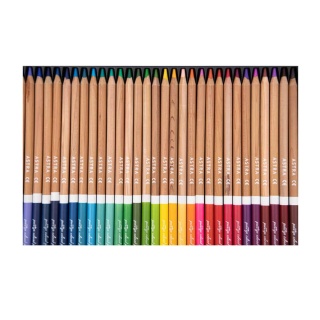 Kredki ołówkowe okrągłe w metalowym pudełku 36 kolorów ASTRA PRESTIGE