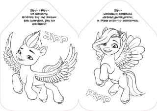 Książeczka kredeczka My Little Pony kolorowanka z naklejkami