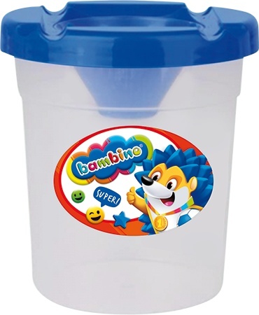 Kubek niekapek z blokadą wylania do farb BAMBINO