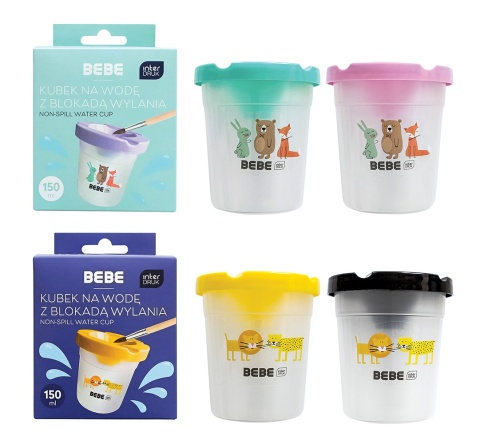 Kubek niekapek z blokadą wylania do farb INTERDRUK 1 szt