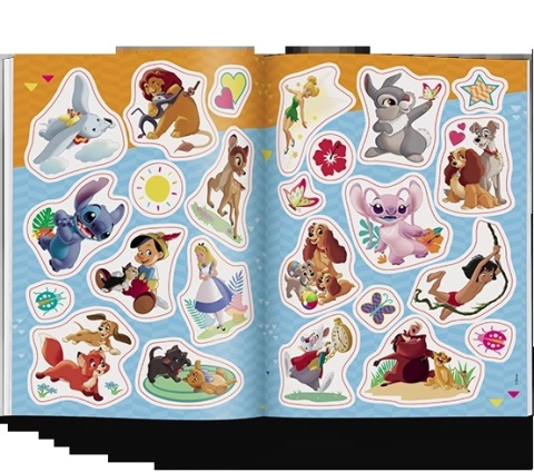 Disney Classic korki kolorowanka z naklejkami