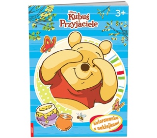 Kubuś Puchatek kolorowanka z naklejkami