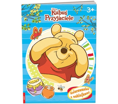 Kubuś Puchatek kolorowanka z naklejkami