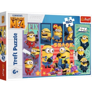 MINIONKI 4 Trefl Puzzle minionkowa radość 160 EL 15423