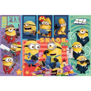 MINIONKI 4 Trefl Puzzle minionkowa radość 160 EL 15423