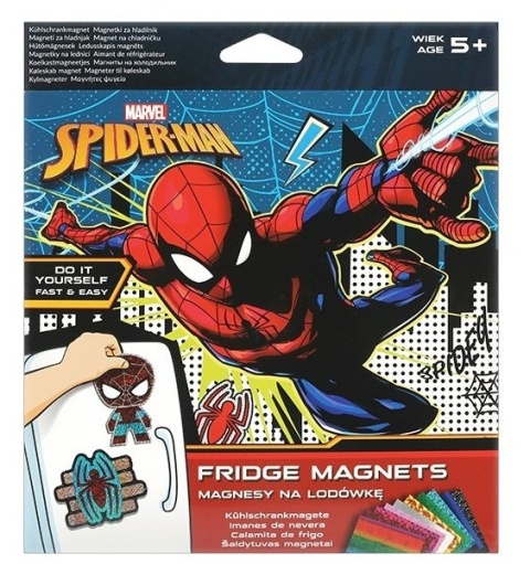 Magnesy do tablicy magnetycznej na lodówkę SPIDERMAN 4 szt