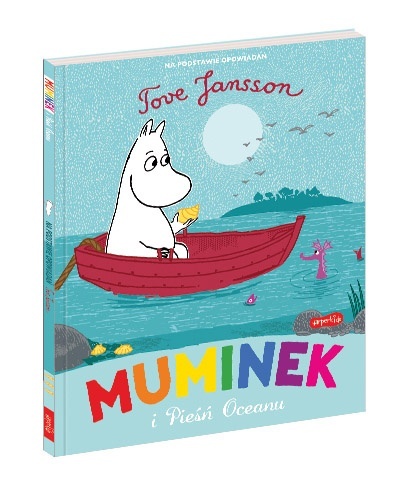 Muminki Muminek i i pieśń oceanu czytanka z dużymi literami