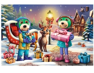 Zimowy czas z Treflikami Puzzle Maxi 24EL TREFL 14360