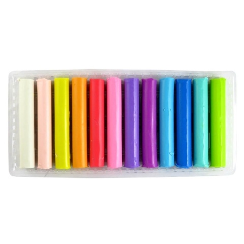 Plastelina 12 kolorów pastelowa zapachowa limonka ASTRA