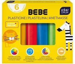 Plastelina 6 kolorów BeBe Friends Interdruk