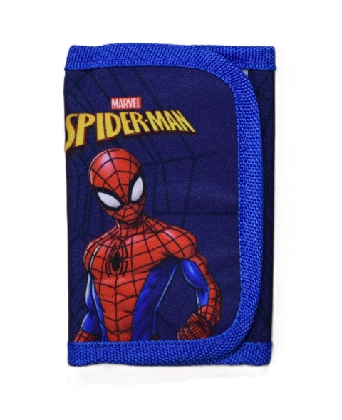 Portfel dziecięcy dla chłopca portfelik na rzep suwak na karty Spiderman