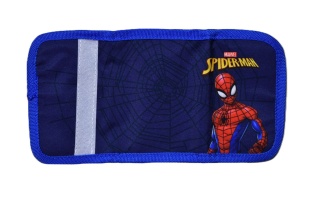 Portfel dziecięcy dla chłopca portfelik na rzep suwak na karty Spiderman