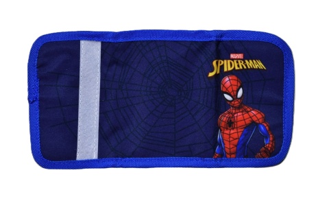 Portfel dziecięcy dla chłopca portfelik na rzep suwak na karty Spiderman