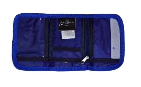 Portfel dziecięcy dla chłopca portfelik na rzep suwak na karty Spiderman