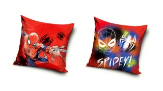 Poszewka na poduszkę jasiek Spiderman dziecięca 40x40 velvet