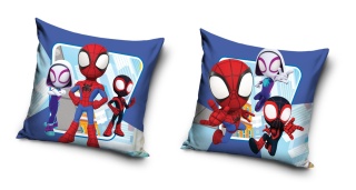 Poszewka na poduszkę jasiek Spidey i super kumple dziecięca 40x40 velvet