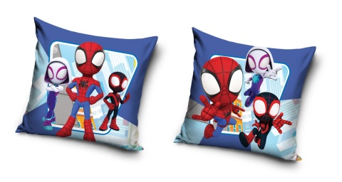 Poszewka na poduszkę jasiek Spidey i super kumple dziecięca 40x40 velvet