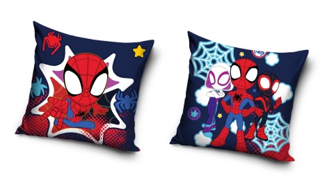 Poszewka na poduszkę jasiek Spidey i super kumple dziecięca 40x40 velvet