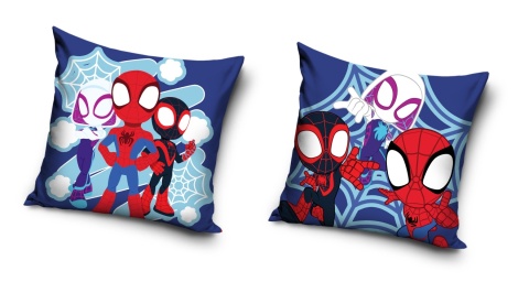 Poszewka na poduszkę jasiek Spidey i super kumple dziecięca 40x40 velvet