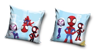 Poszewka na poduszkę jasiek Spidey i super kumple dziecięca 40x40 velvet