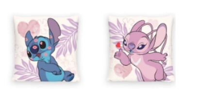 Poszewka na poduszkę jasiek Stitch dziecięca 40x40 velvet