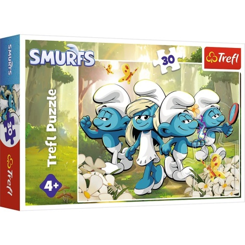 Smerfne przygody Smerfy Trefl Puzzle 30 EL 18312