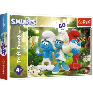 Smerfy Zaczarowany Las Trefl Puzzle 60 EL 17414