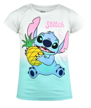 T-shirt dziecięcy LILO STICH bluzka dziewczęca bawełniana STICZ Stitch 134