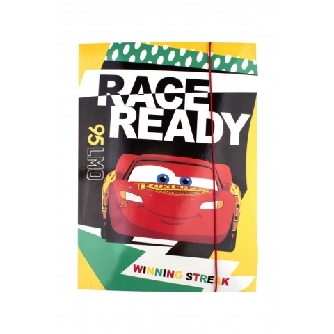 Teczka z gumką A4 na dokumenty rysunki Auta Zygzak McQueen