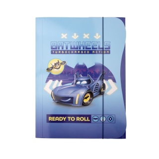 Teczka z gumką A4 na dokumenty rysunki BATMAN BATWHEELS