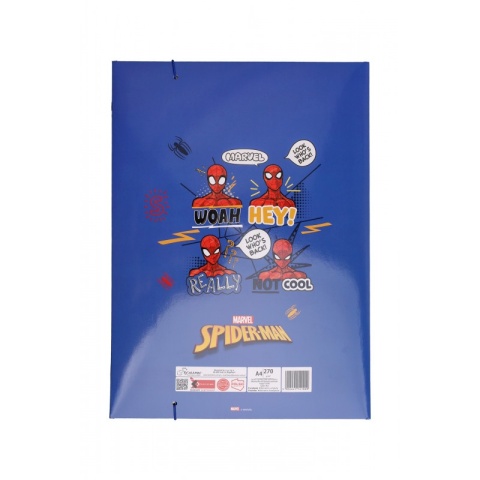 Teczka z gumką A4 szkolna na dokumenty rysunki Spiderman